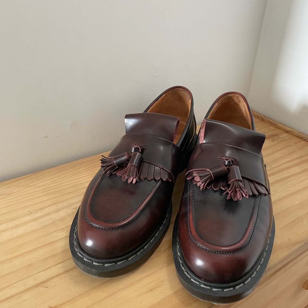 Solovair burgundy loafers